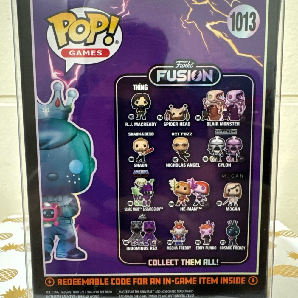 Funko Fusion Cosmic Freddy Figure - Blue and Pink - Picture 2 of 3